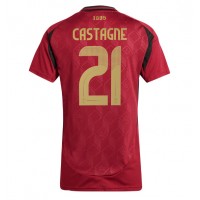 Maglie da calcio Belgio Timothy Castagne #21 Prima Maglia Femminile Europei 2024 Manica Corta